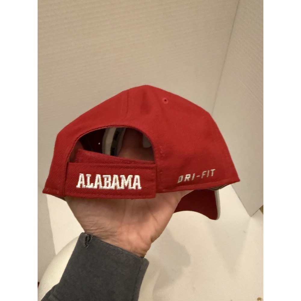 Nike Alabama‎ Crimson Tide Hat Unisex Adult Cap Red DRI FIT Adjustable Bama - Picture 7 of 13